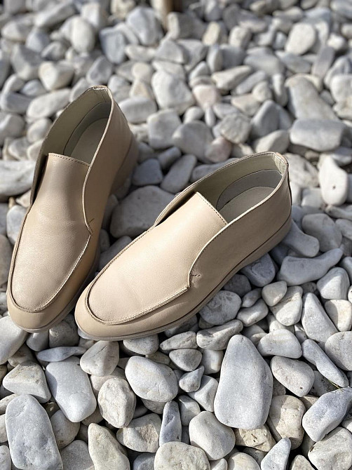 Черевики жіночі RONE бежеві натуральна шкіра висота 8см розмір 39 (4326) Коломыя - изображение 1