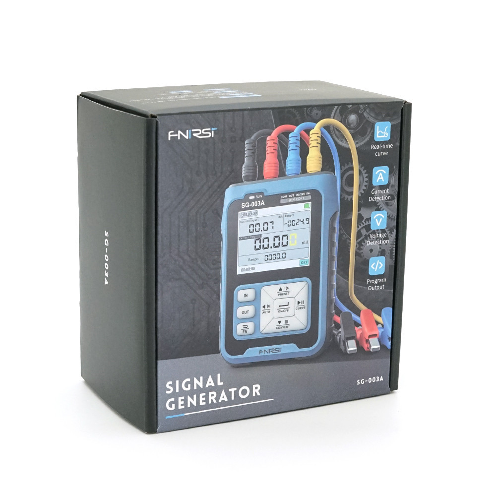 Генератор сигналу FNIRSI SG-003A, калібратор датчиків, 0-30В, 0-24мА, Box Київ - фото 3