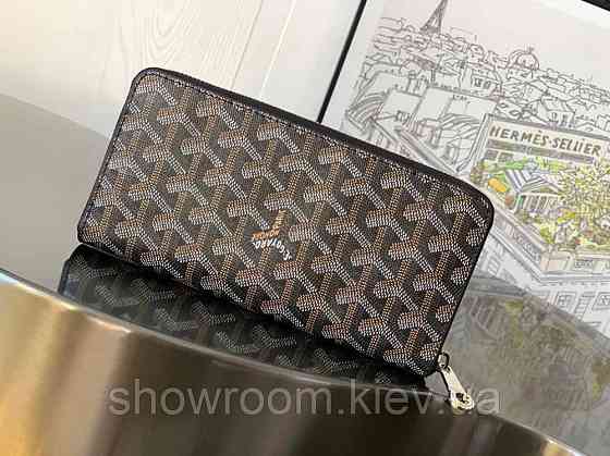 Гаманець на змійці Goyard (094) black Lux Київ
