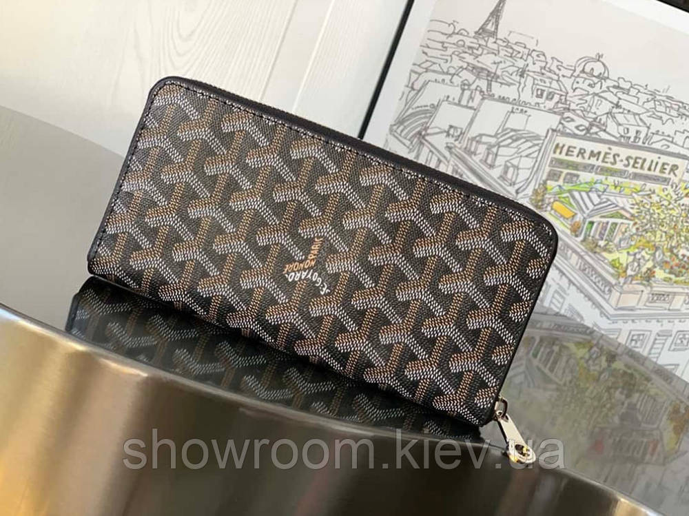 Гаманець на змійці Goyard (094) black Lux Київ - фото 6