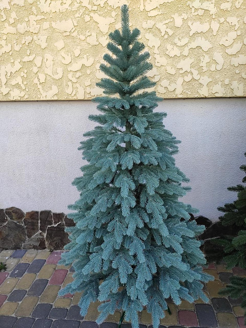 Елка искусственная новогодняя «Литая Элитная» голубая 1.5 / 1.8 / 2.1 / 2.3 / 2.5 м 1.5 Киев - изображение 4