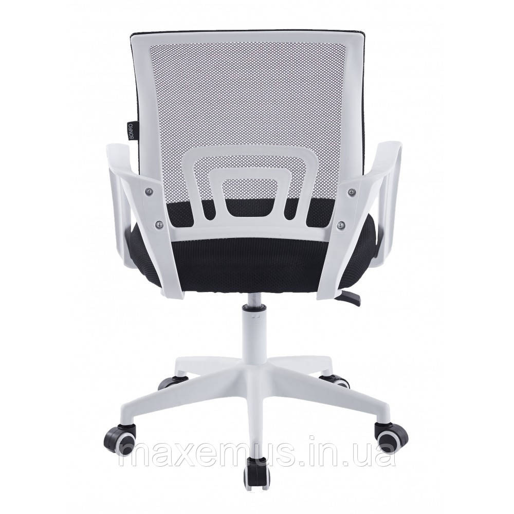 Офисное кресло с подлокотниками BN 619 компьютерное кресло с сетчатой спинкой черное Мостиска - изображение 4