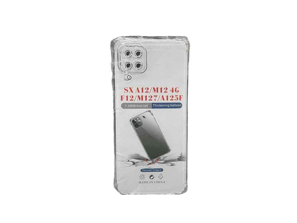 Накладка Силикон Samsung для A12/A125/A127/M12 прозрачный Противоударный ТМ Gerlax Киев - изображение 1