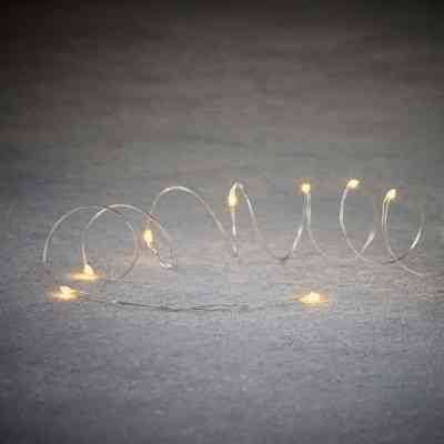 Гирлянда Luca Lighting Струна серебряная 18 м теплый белый (8718861853261) Вінниця