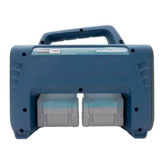 Аккумуляторный сварочный аппарат PROFI-TEC PCWM12040PP 80В, 120 А, MMA, 2 АКБ 4.0 Ач и зарядка Киев