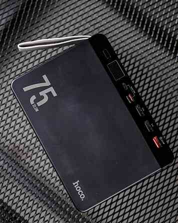 Повербанк HOCO Overlord fully compatible power bank J94 75000mAh |3USB/Type-C, PD/QC, 20W/5A| (black)  ПП8196 Київ