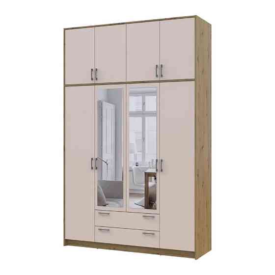 Антресоль висока Doros Ронді Дуб Артизан/Кашемір 4 ДСП 160х52х65 (DRS-011910) Львів