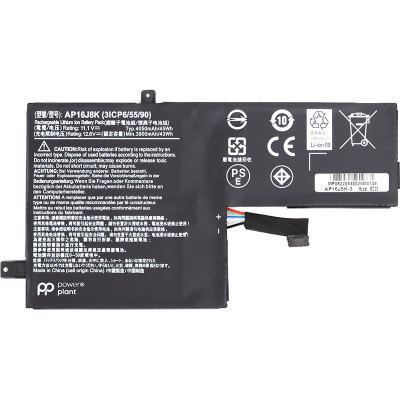 Аккумулятор для ноутбука ACER Chromebook 11 C731 (AP16J5K) 11.1V 3900mAh PowerPlant (NB410644) Винница - изображение 1