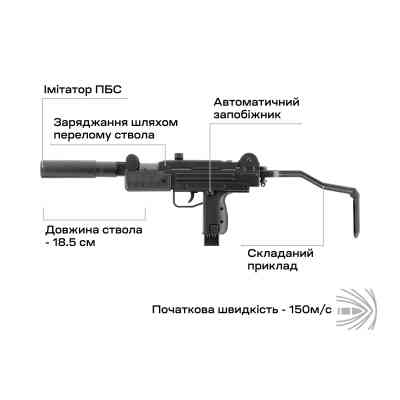 Пневматичний пістолет Umarex IWI Mini UZI (2.4373) Вінниця