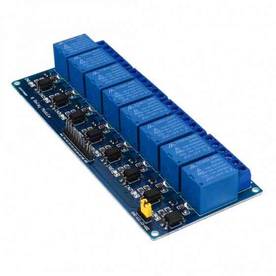 8-канальний релейний модуль 5В для Arduino та DIY проектів Київ