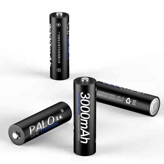 Аккумулятор AA 1.2В 3000мАч 4шт Ni-MH PALO в боксе для использования в фотоаппаратах Киев