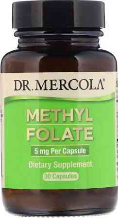 Фолат (фолиевая кислота) Dr. Mercola Folate 5 мг 30 капс Киев