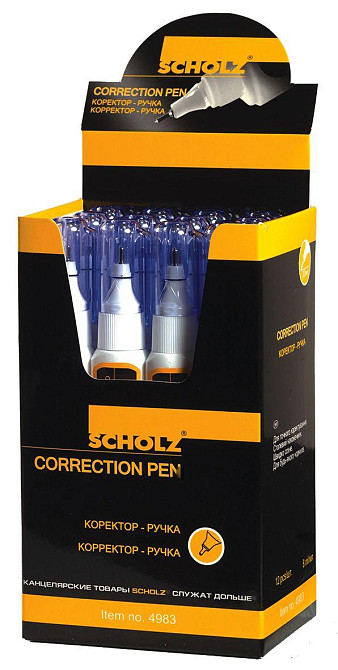 Коректор-ручка з метал. кінчиком 7 мл 