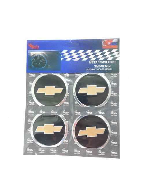 Наклейки на ковпаки Chevrolet чорні, діам. 60мм Винница - изображение 1