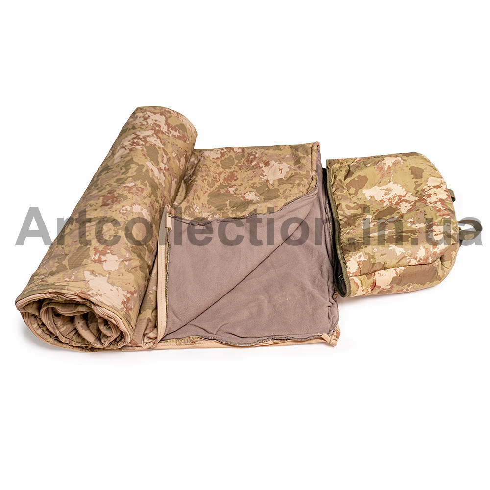 Армійський зимовий тактичний спальний мішок-ковдра, спальник для ЗСУ 210*75 до - 25 У подарунок каремат! Кам'янець-Подільський - фото 8