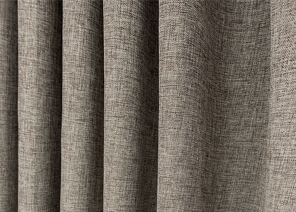 Комплект готовых штор VR-Textil Лен ALORA-TON № 1877ш Серо-коричневый 150х290 см 2 шт (33-0844) Киев - изображение 7