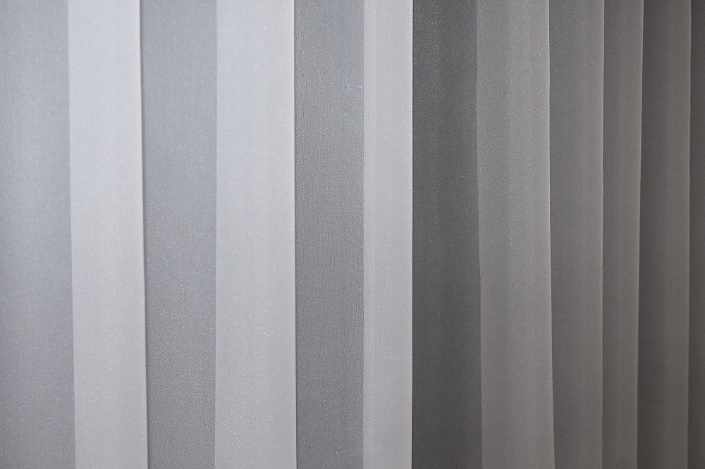 Декоративная гардина VR-Textil № 002дк шифон серый с белым 600х250 (11-0056) Киев - изображение 7