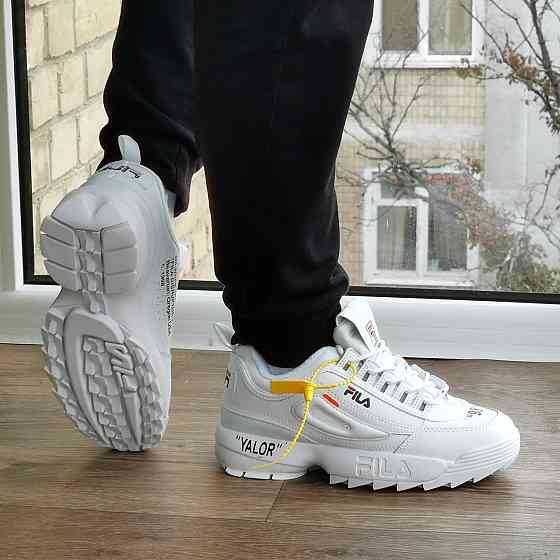 Кросівки FILA Disruptor Білі Філа Жіночі (розміри: 36,37,38,39,40) Відео Огляд Дніпро