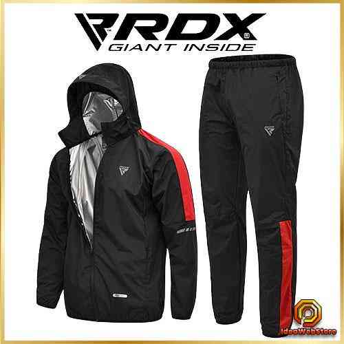 Сауна костюм RDX с капюшоном термоэффект для фитнеса и сжигания калорий Костюм сауна Сгоночный костюм XL Киев