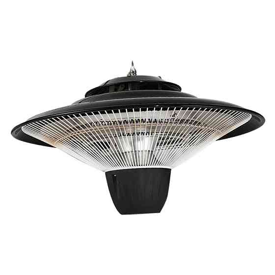 Электрический инфракрасный обогреватель подвесной GRILLI 1500w, черный 42см Код: 009540 Ровно