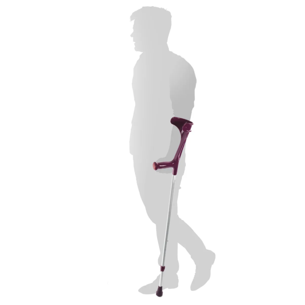 Підлокітна милиця з твердою ергономічною ручкою Kowsky ORIGINAL темно-фіолетова Дніпро - фото 2