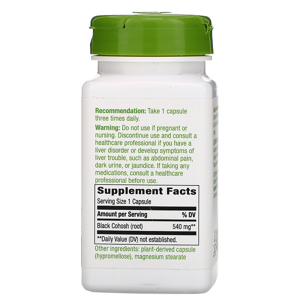Клопогон (Цимицифуга) (Black Cohosh Root) 540 мг 100 капсул Київ - фото 2