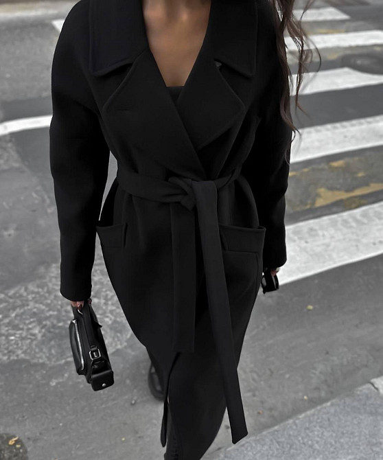 Стильное женское утепленное пальто длина макси кашемир Одесса - изображение 1