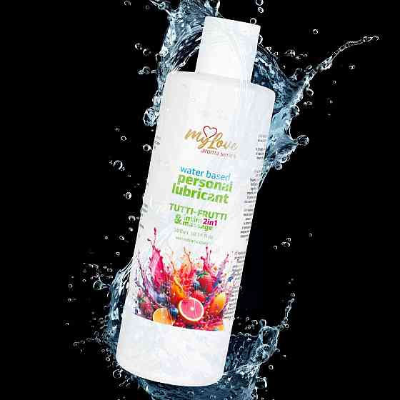 2в1 лубрикант та масажний гель - MyLove Aroma Series Intim&Massage Tutti-Frutti, 300 мл Sex Aura Київ