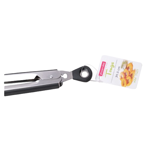 Щипці нержавіюча сталь 30,5см з силіконовими вставками на ручках 7521 KAMILLE Житомир - изображение 3