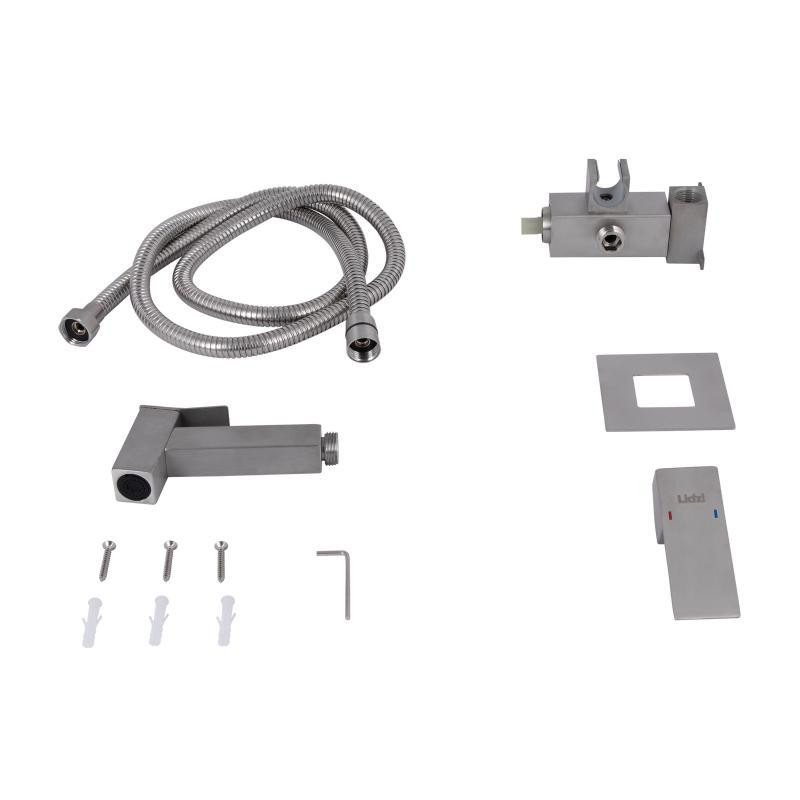 Набір для гігієнічного душу Lidz Kubis 111 Nickel LDKUB111NKS46106 прямокутний Київ - фото 6