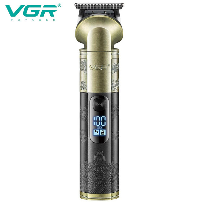 Триммер VGR V-296, 4 насадки, LED display (40) Киев - изображение 2