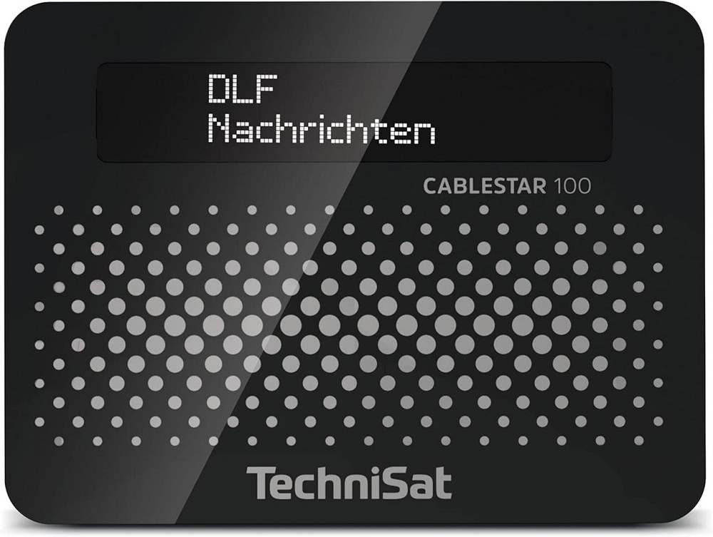 Радиоприемник TechniSat Cablestar 100 черный DVB‑C цифровой радиоадаптер S/PDIF L/R OLED USB англ. интерфейс Киев - изображение 2