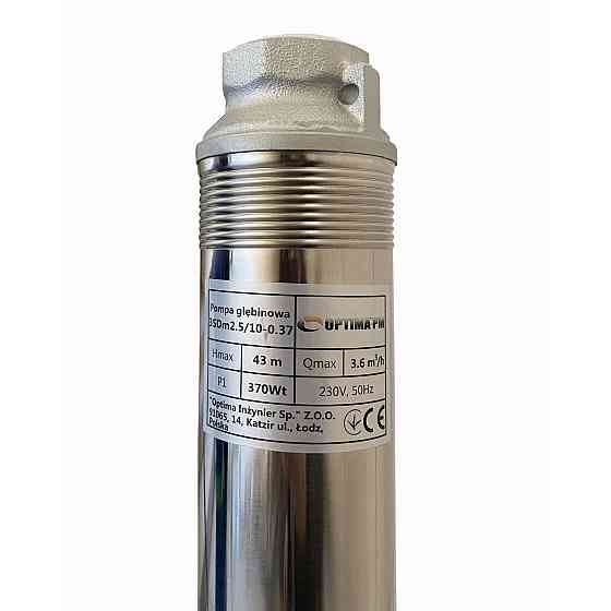 Насос скважинный с повышенной уст-тью к песку OPTIMA PM 3SDm2,5/10 0,37 кВт 46м + 15 м кабель (000019661) Киев