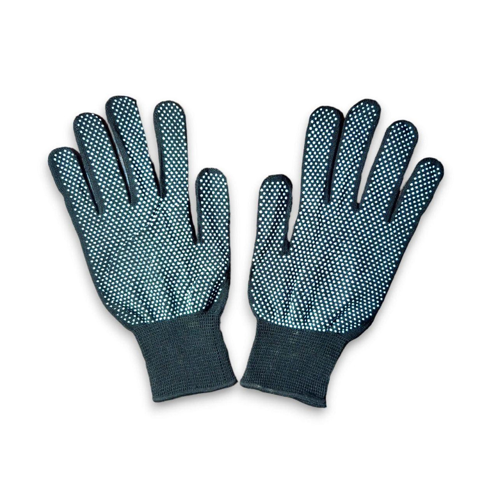 Робочі рукавички нейлонові з мікроточкою — тонкі господарські перчатки для саду, городу та дачних робіт Харків - фото 3
