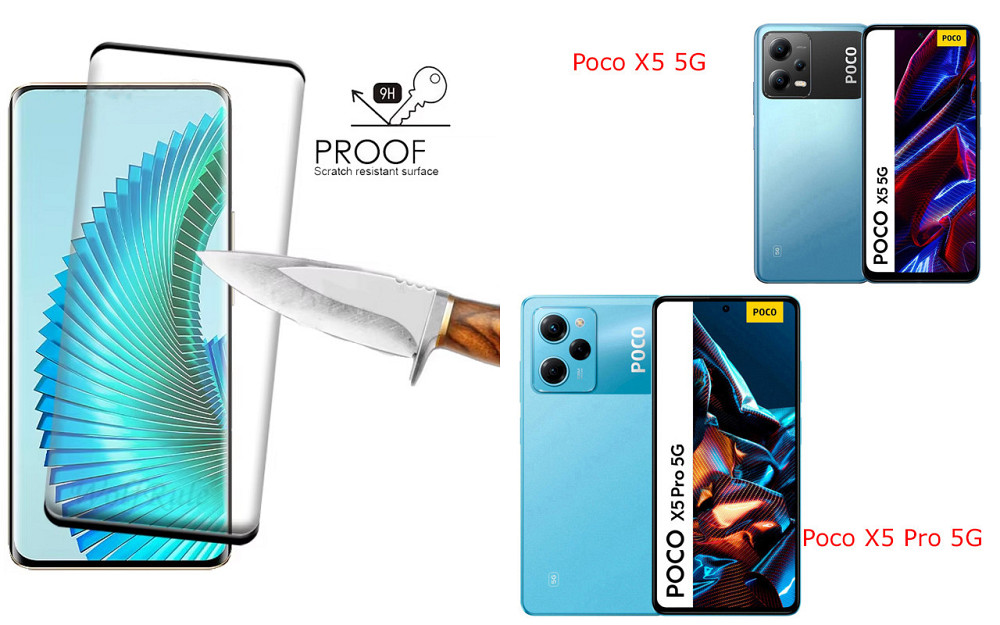 Защитное стекло HyperGlass Pro для Poco X5 5G, Poco X5 Pro 5G – максимальная чувствительность и защита Киев - изображение 1