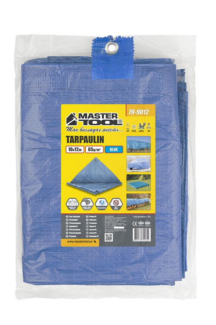 MASTERTOOL Тент MASTERTOOL BLUE 10х12 м 65 г/м² 79-9012 Коломыя - изображение 4