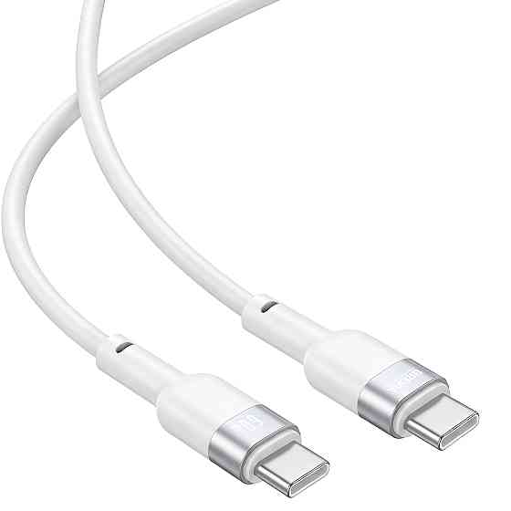 Кабель Brevia Type-C to Type-C 60W 1,2м, білий ZIP (52120WCCZ1) Львів