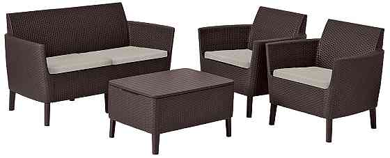 Комплект садой мебели Keter Salemo set, коричневый Киев