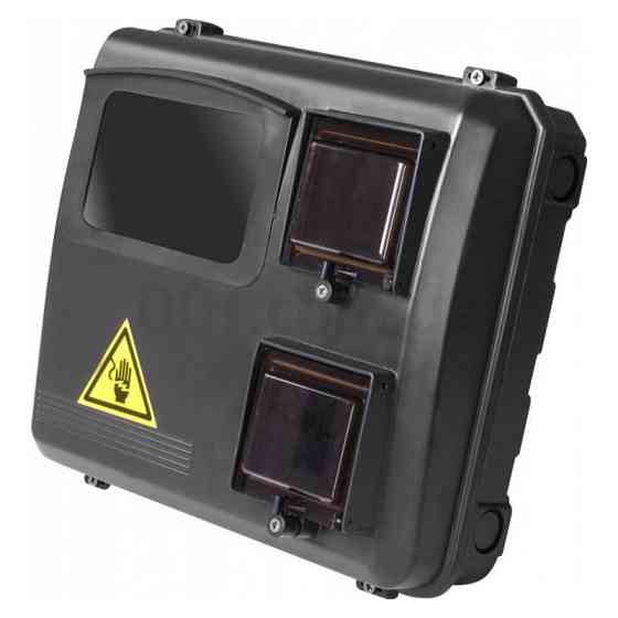 Щит під 3-фазний лічильник КДЕ-3 чорний Харків