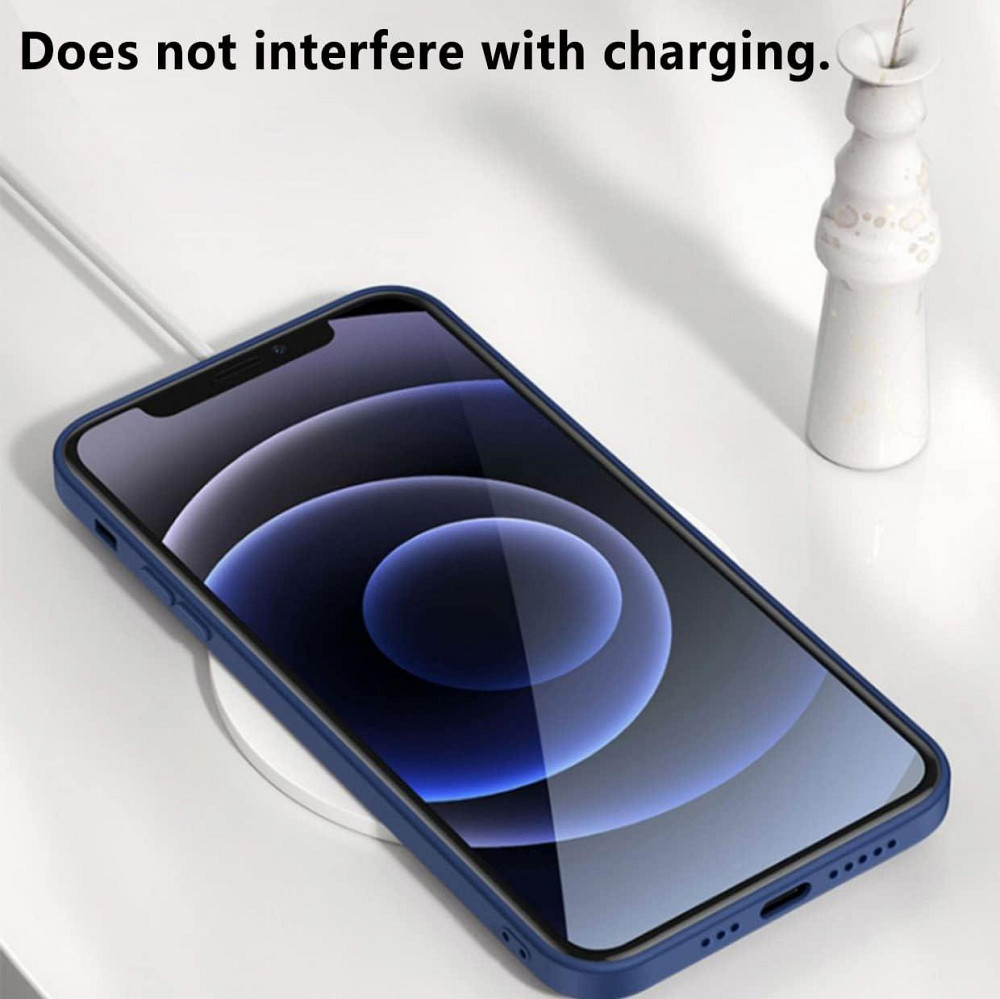 Чохол силіконовий Motorola Edge 50 Sapphire Blue тонкий протиударний захисний накладка з заглушками мікрофібра Київ - фото 4