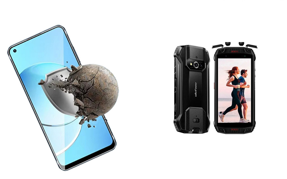 Защитное стекло DefenzoGlass для Ulefone Armor 15 – двойная прочность Киев - изображение 2