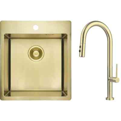 Мийка кухонна Deante Olfato ZPO_R10A + зміш. BQO_R72M (ZPOER10A) Вінниця