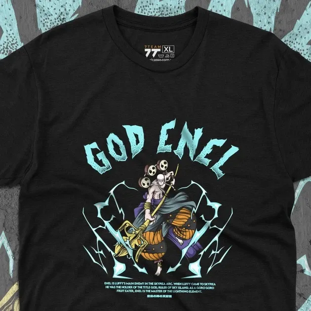 Футболка для підлітка хлопчика з принтом Ван Пис God Enel Розмір 160 Anime10238 Дніпро - фото 5