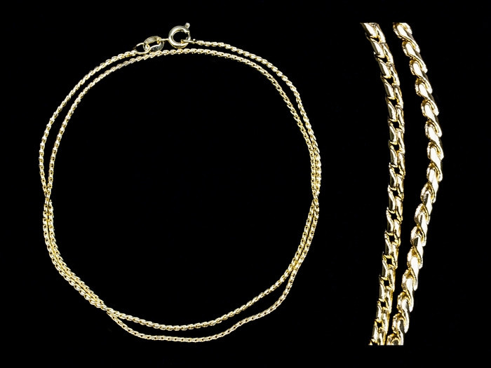 Цепочка на шею золотистая Киев - изображение 1