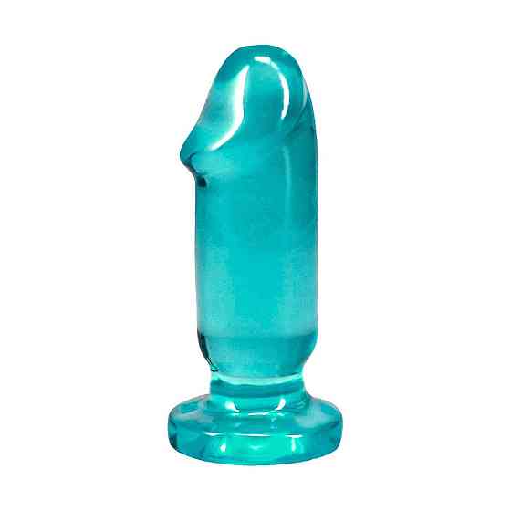 Набір анальних пробок Doc Johnson Crystal Jellies - Anal Starter Kit Teal (м'ятий та без вставки!!!) Sex Aura Київ