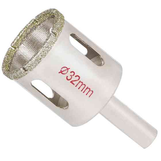 Коронка алмазная по керамике и стеклу Ø32мм SIGMA (1541321) Киев