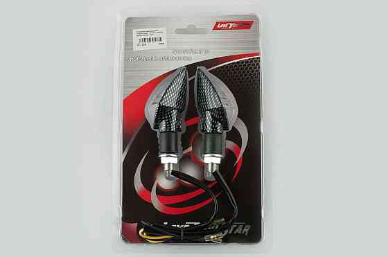 Повороти світлодіодні, стріла (пара) (mod:3) (карбон, біле скло) ST Мукачево