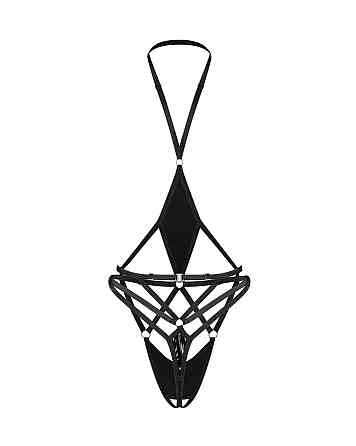 Боді Obsessive Keira Lise crotchless teddy L/XL Sex Aura Київ
