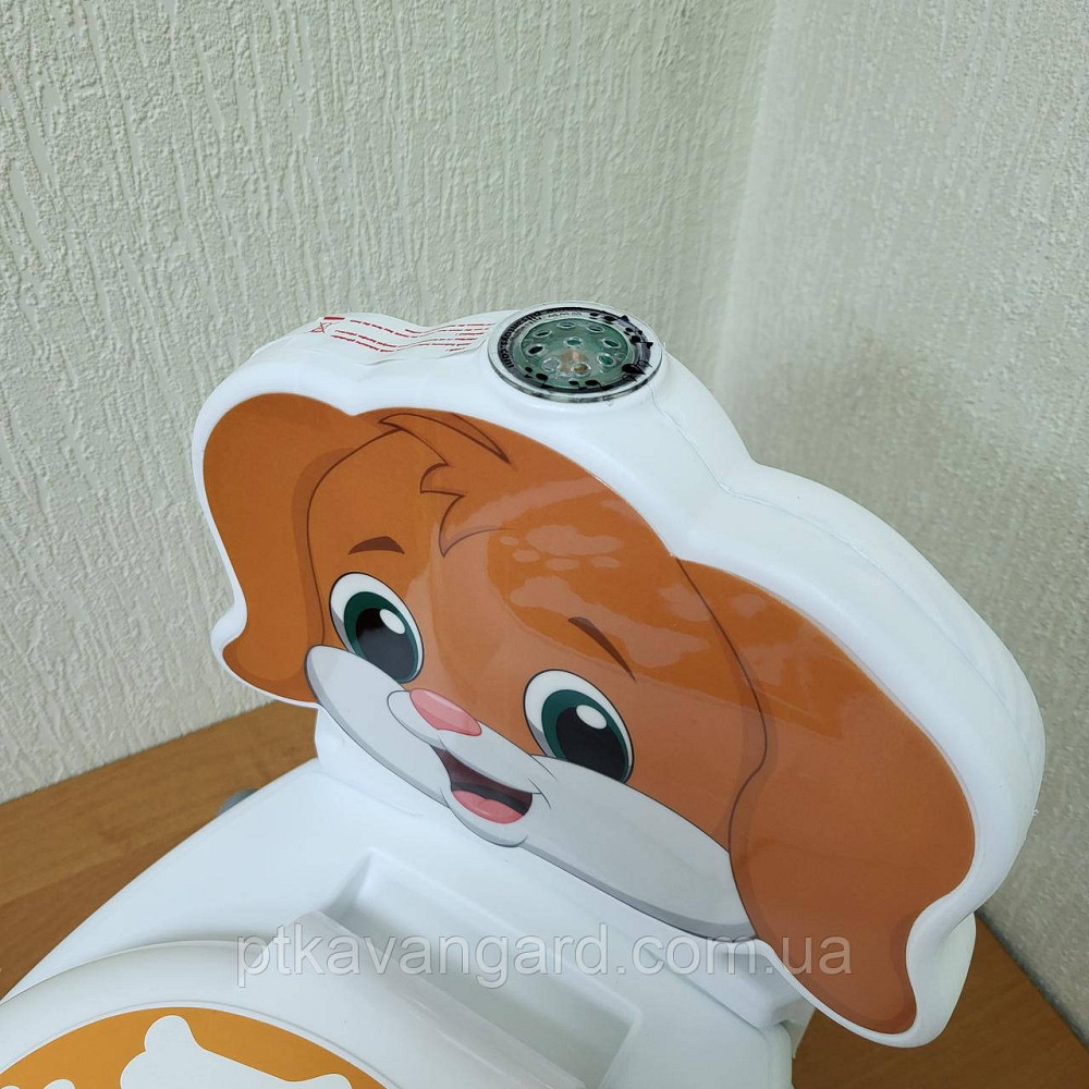 Горщик унітаз дитячий Собачка, від 18 місяців, звук зливу, підсвічування, спинка, горщик знімний, Pilsan 07-562 Хмельницький - фото 6