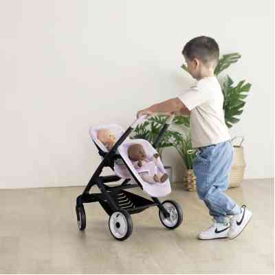 Коляска для ляльок Smoby для двійнят Maxi-Cosi Рожева перлина, 54 х 38, 5 х 64 см, 3+ (7600253221) Вінниця
